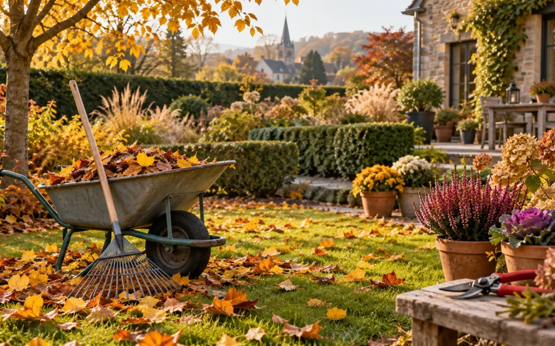 Quels travaux effectuer au jardin en automne ?