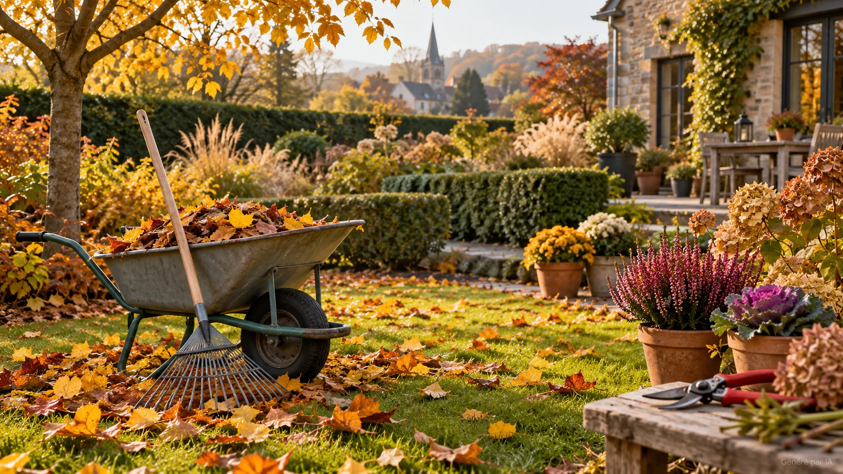 Quels travaux effectuer au jardin en automne ?