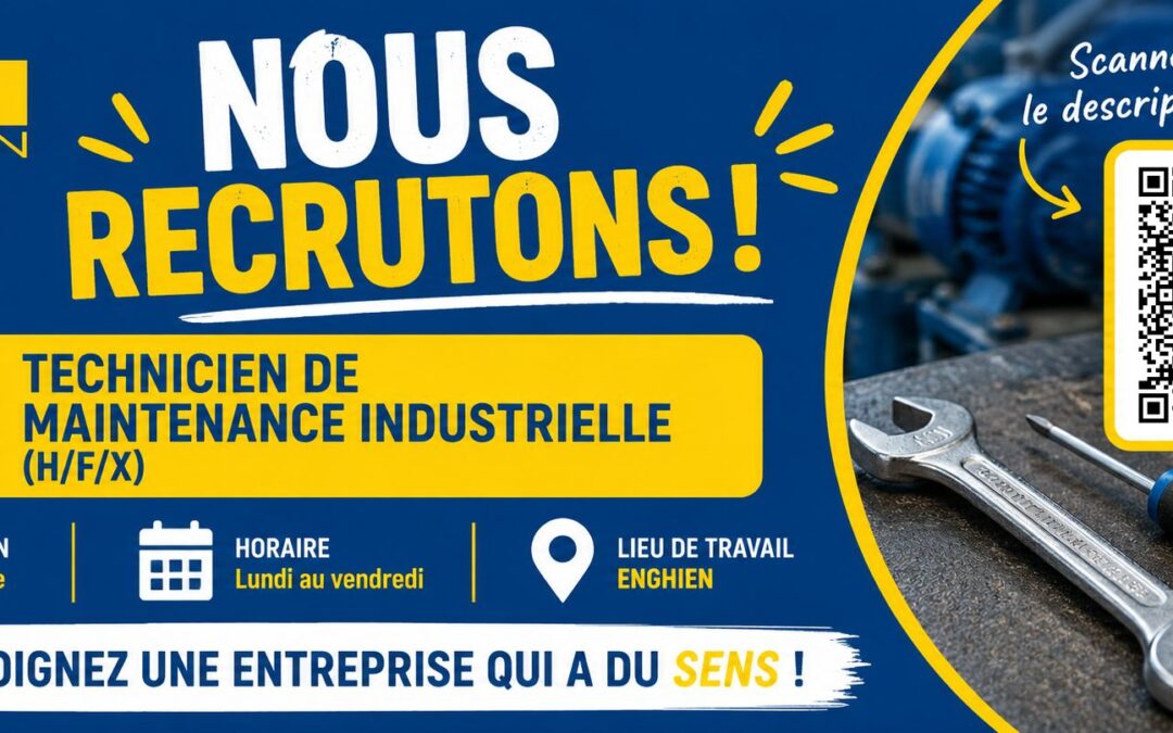 Offre d'emploi responsable maintenance